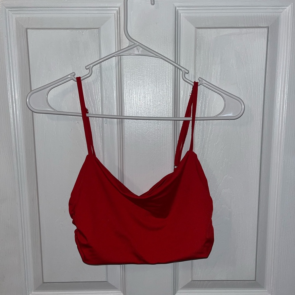 Red Ruched Set